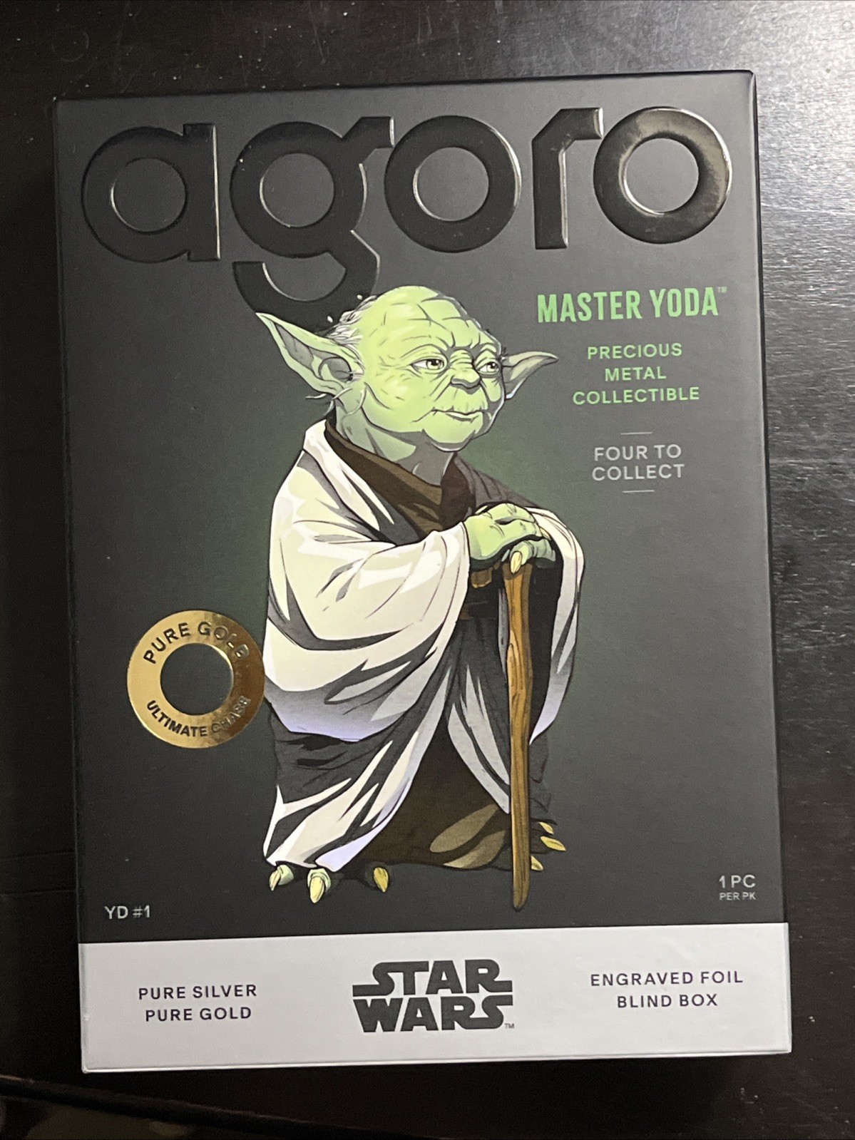 2026 Agoro Yoda Blind Box 5g Gold Chase 💥Sealed💥