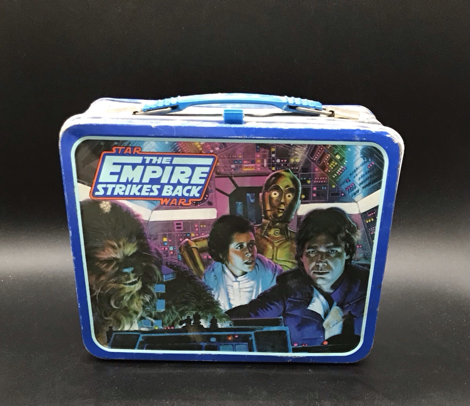 Vintage 1980 Star Wars Empire Strikes Back lunchbox / thermos included