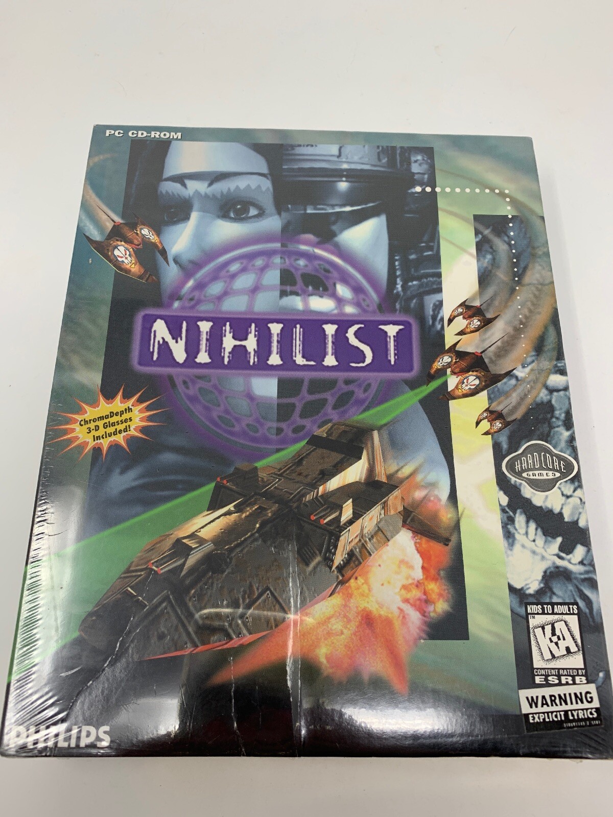 NIHILIST by Philips, (1996) - PC CDRom Game - BOX
