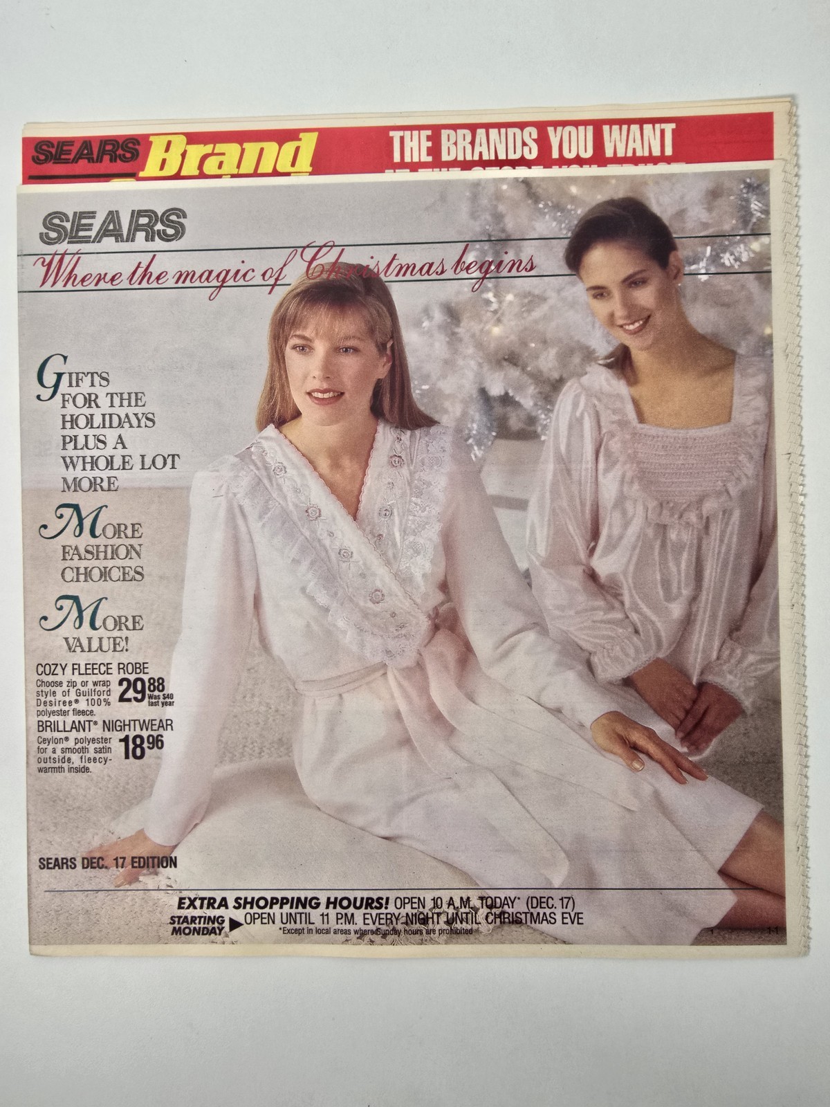 Sears Dec 17 1989 Christmas Circular Gauntlet II HardBall II 16 Pages Ad