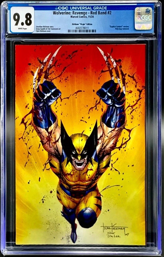 Wolverine Revenge - Red Band #2 CGC 9.8 (2024) - Kirkham Virgin Edition 🔥🔥🔥