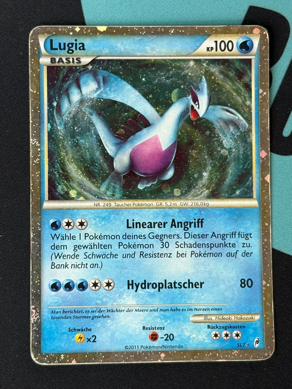 Lugia SL7 Call Of Legend Call Of Legends Shiny German VG Pokemon
