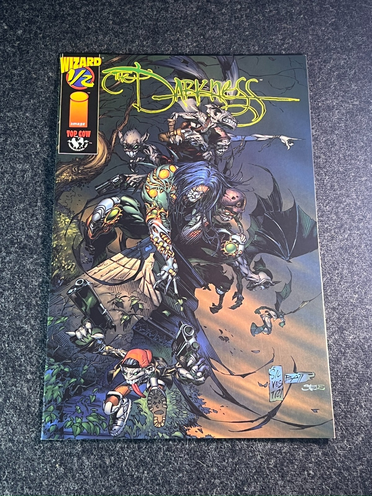 The Darkness #1/2 Wizard Special 1996 Image Top Cow w/ COA