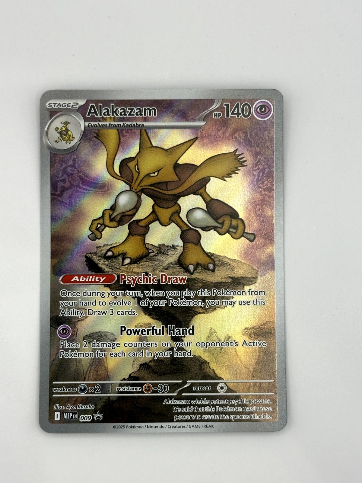 Alakazam Holo Promo ME: Mega Evolution Promo 009 NM