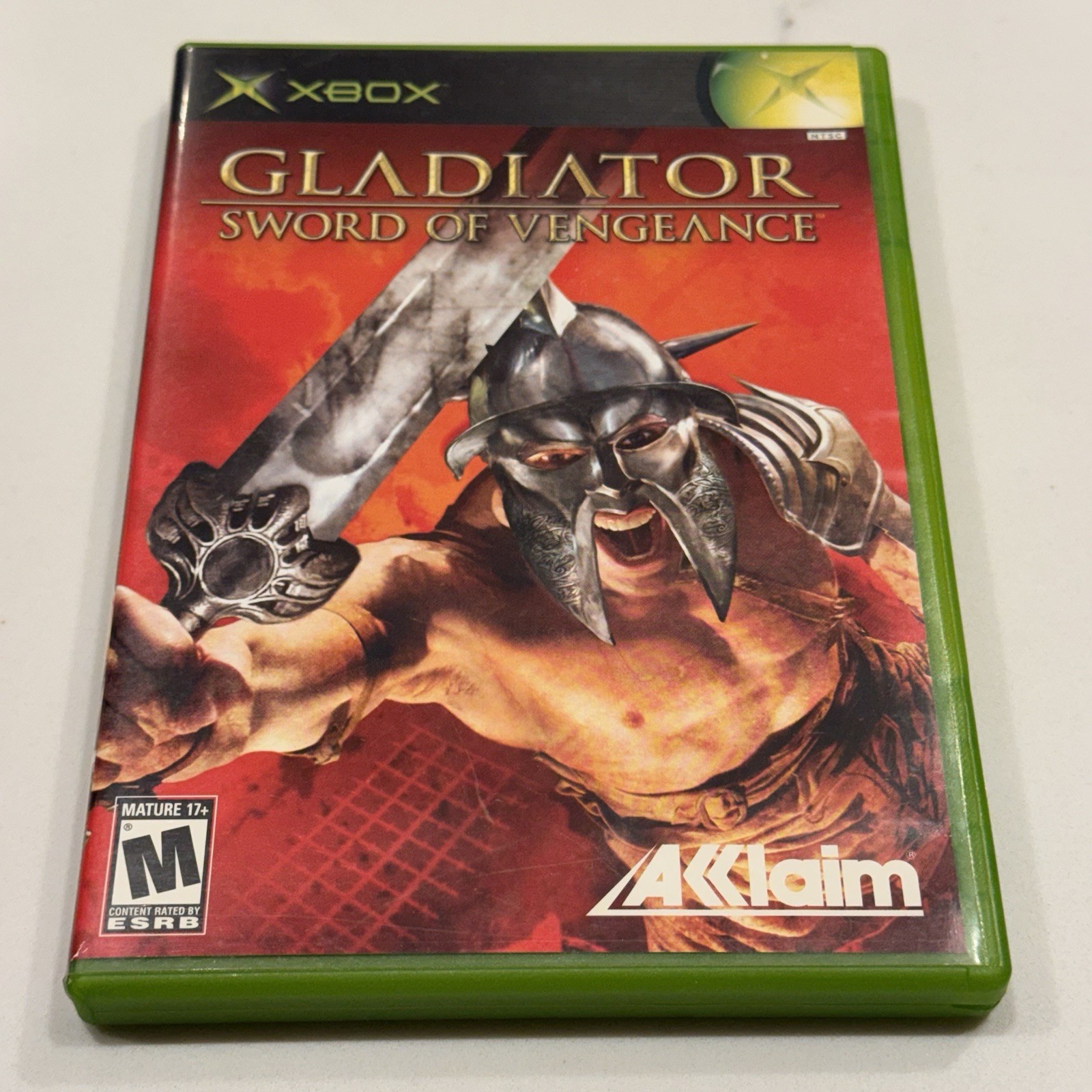 Gladiator: Sword of Vengeance (Xbox, 2003) No Manual TESTED 
