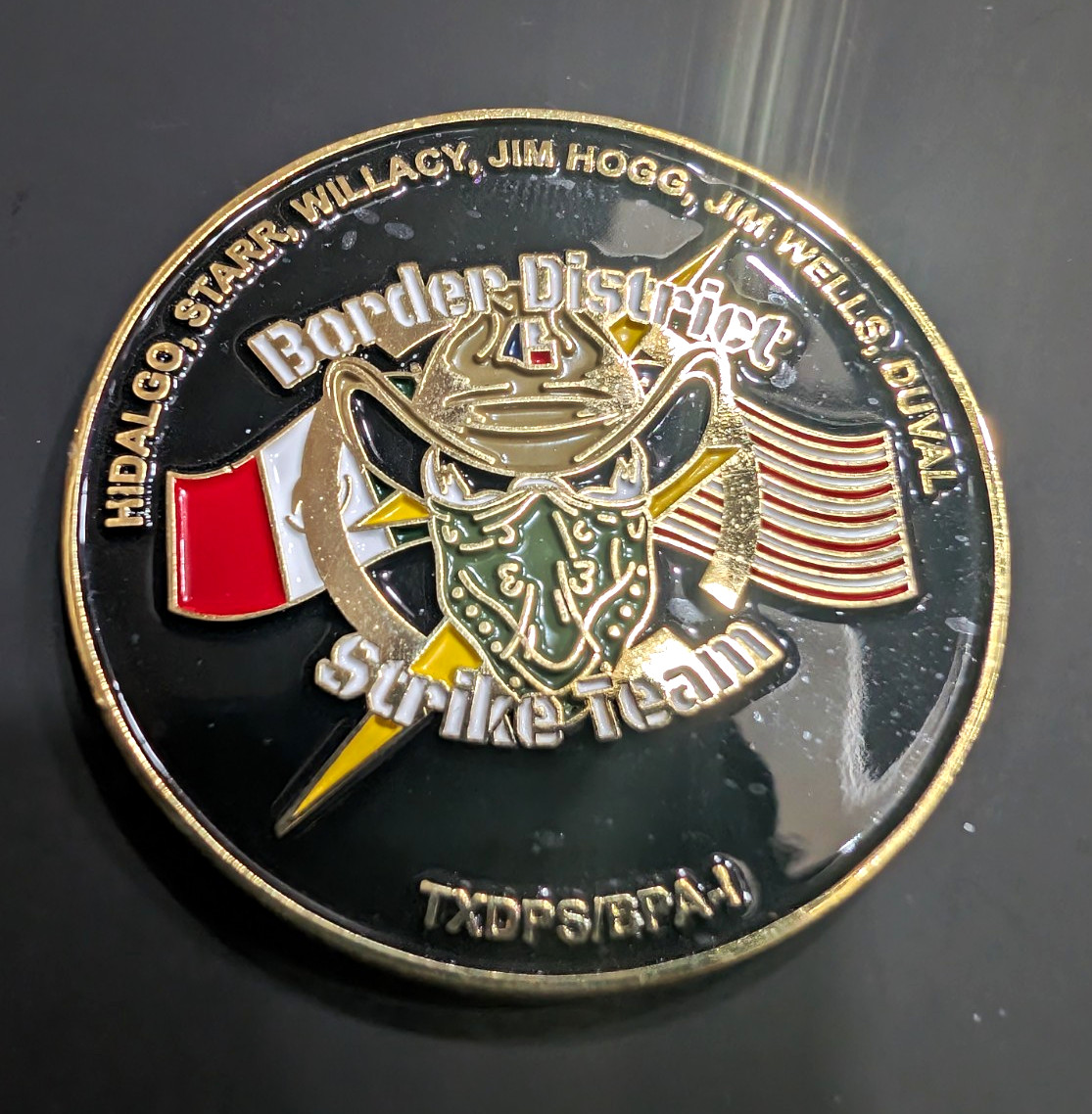 Border District Strike Team Challenge Coin - Welcome to the Border F.A.F.O.
