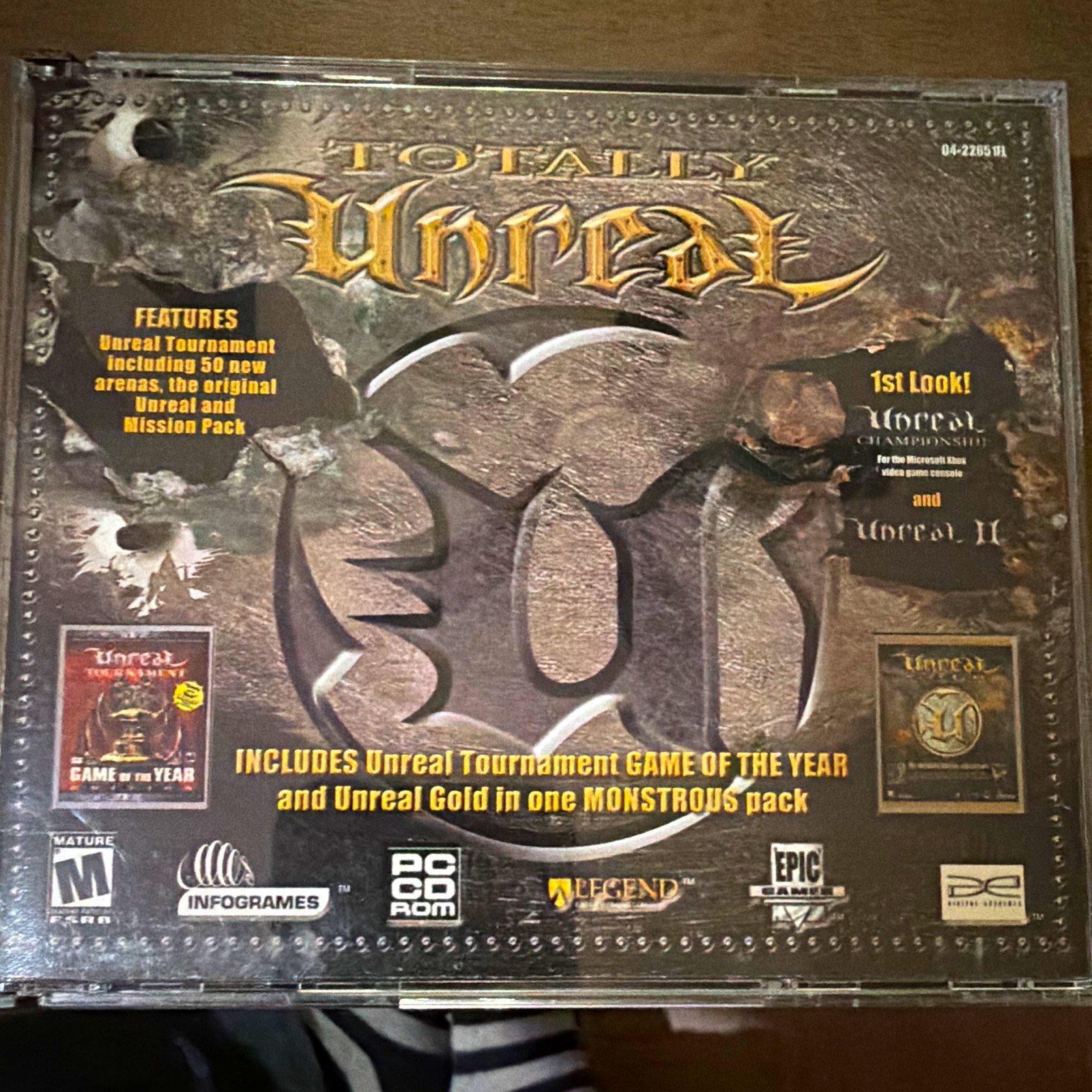 Infogrames Totally Unreal Unreal Series PC CD-ROM Set w/ Unreal Tournament GOTY