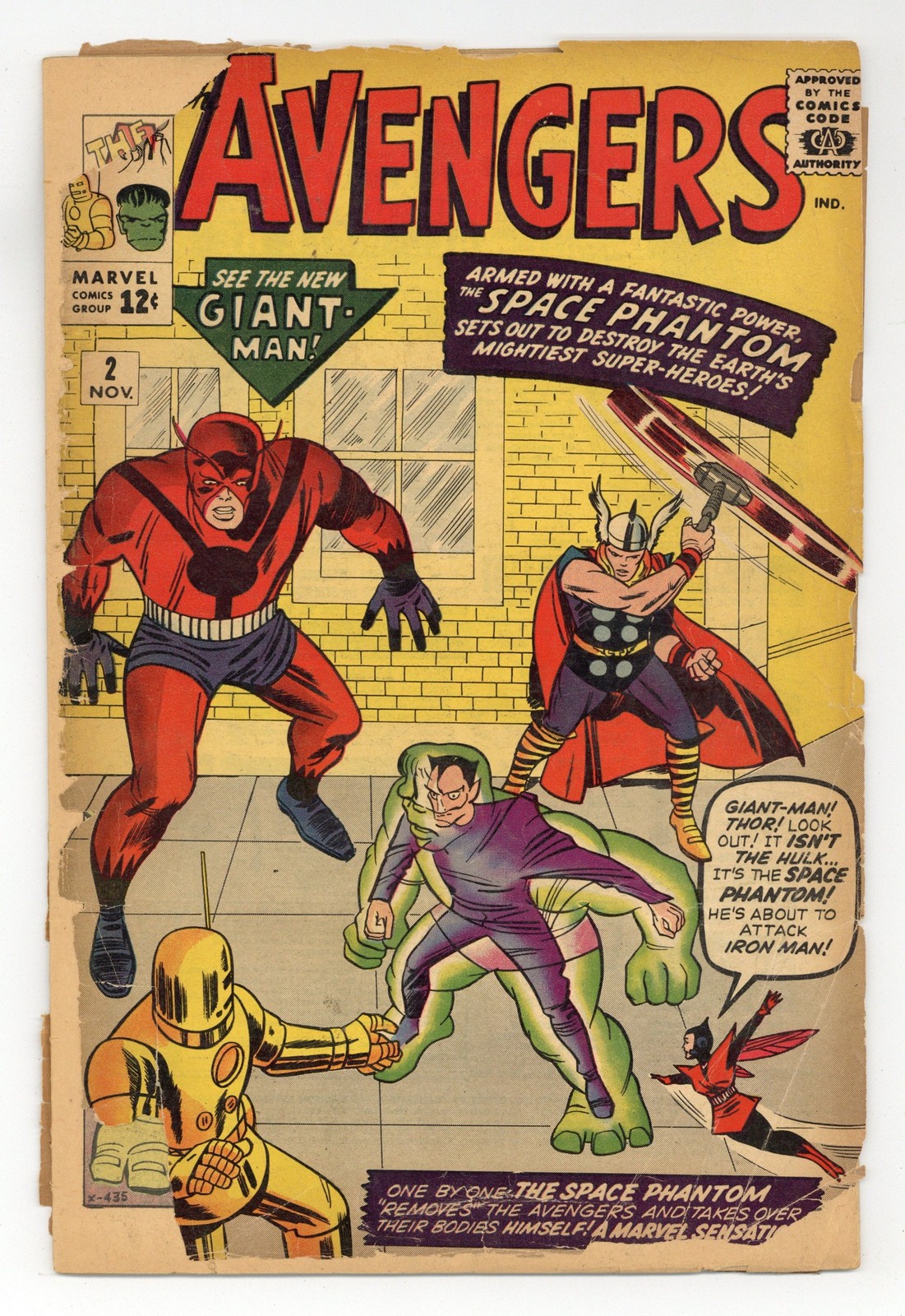 Avengers #2 PR 0.5 1963