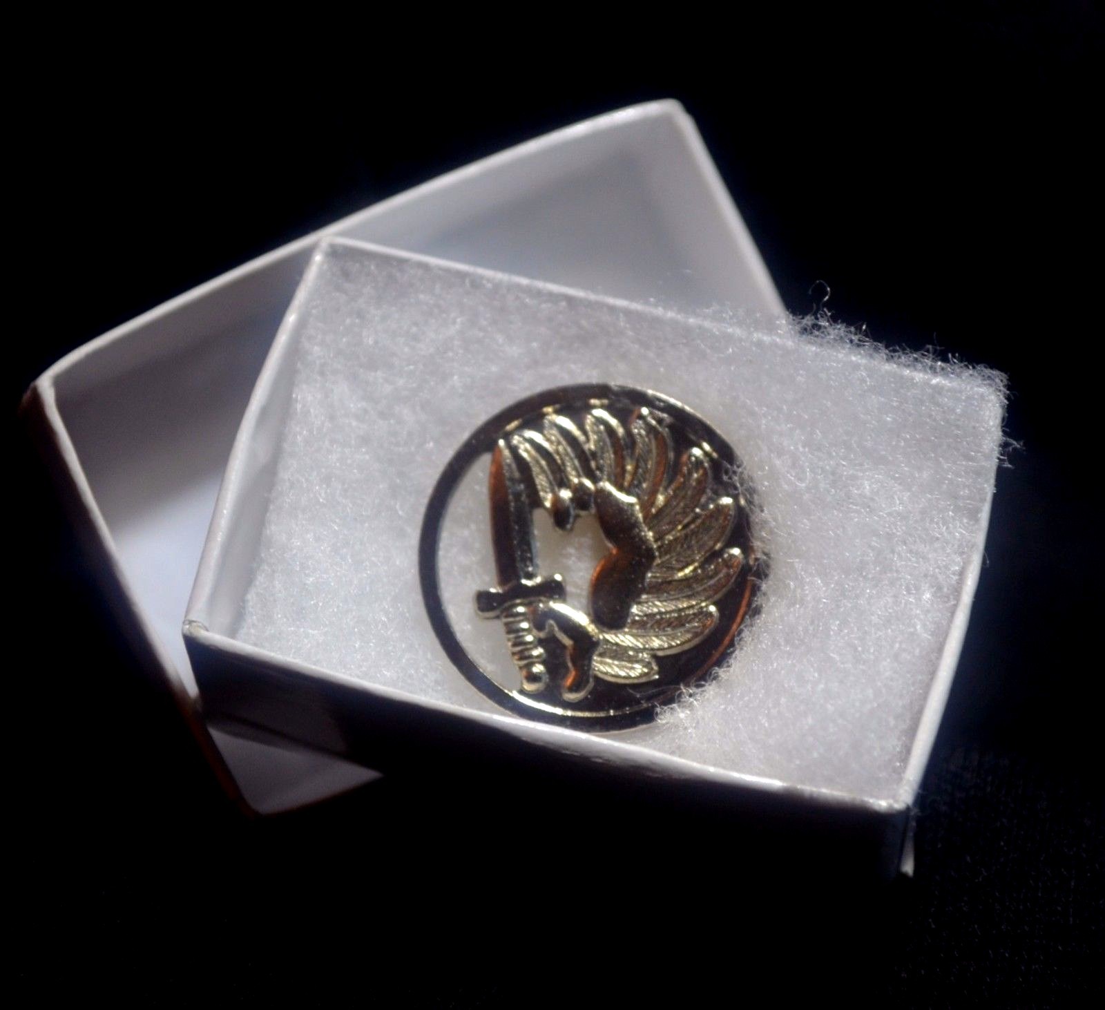 1ELITE WARRIORS NATO COALITION FRENCH FOREIGN LEGION FFL INSIGNIA LAPEL ¾