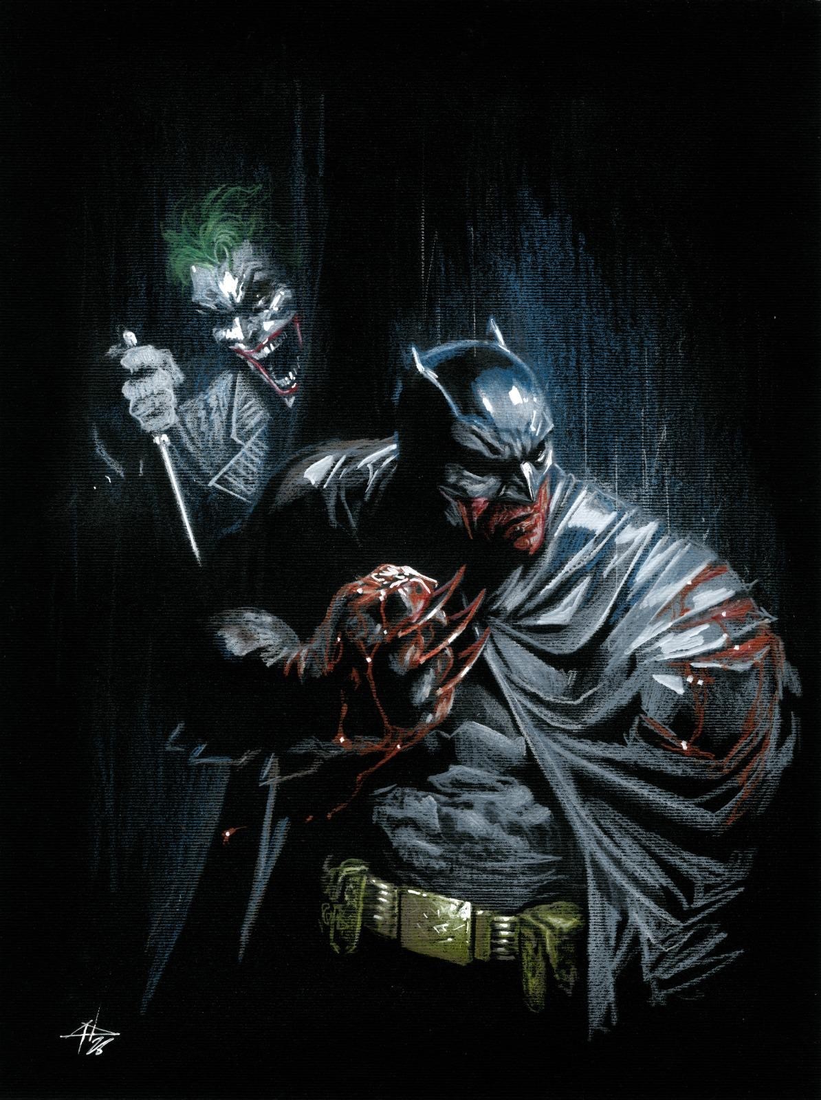 Gabriele Dell'Otto - Batman and Joker Illustration Original Art (2026)
