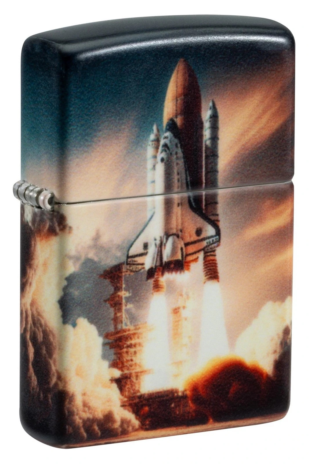 Zippo 3062, Space Shuttle Lift Off 540 Design, 2-Sided Lighter, NEW