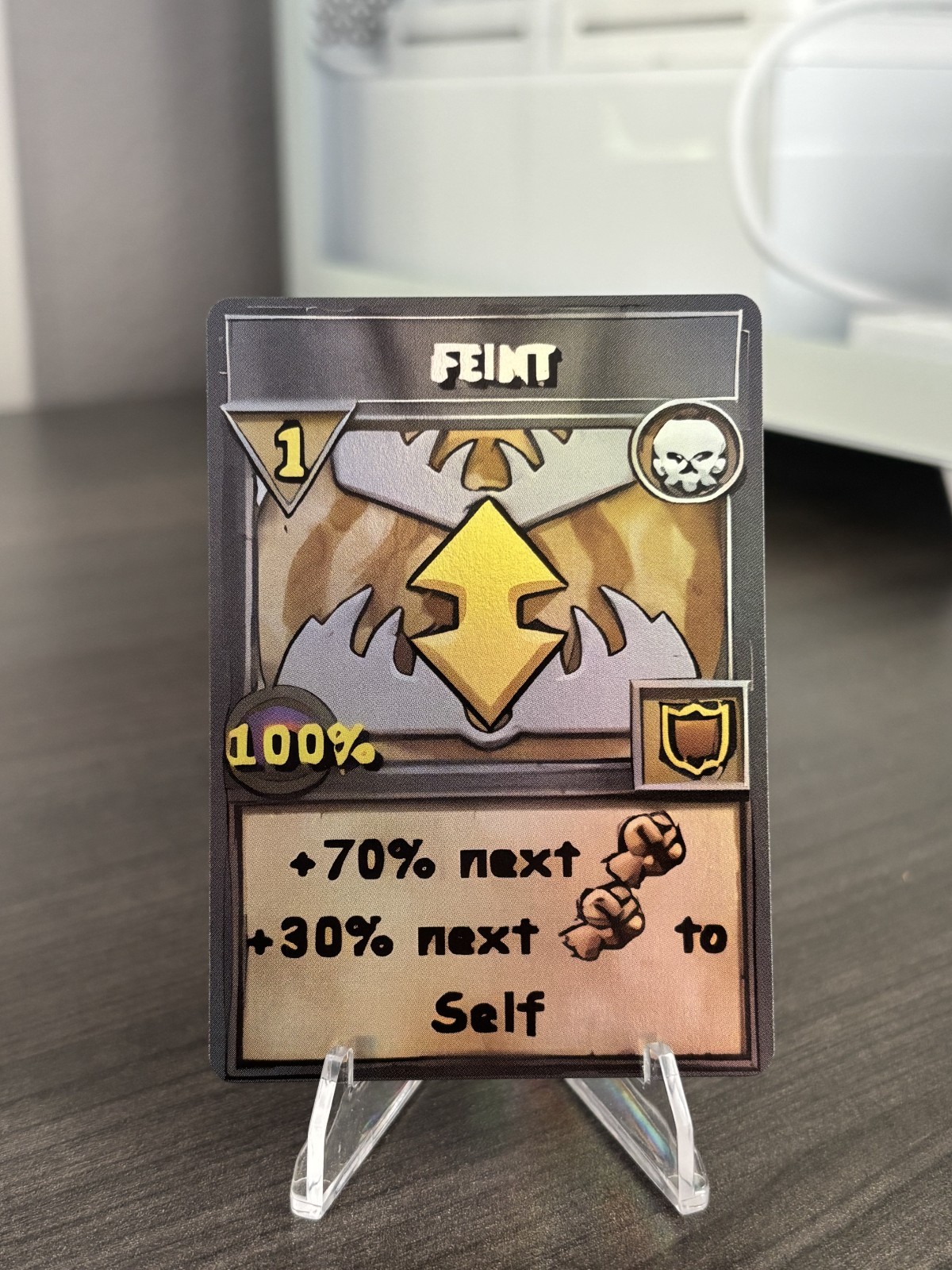 Wizard101 [Feint] Holographic Custom Collectible Card (High Quality)