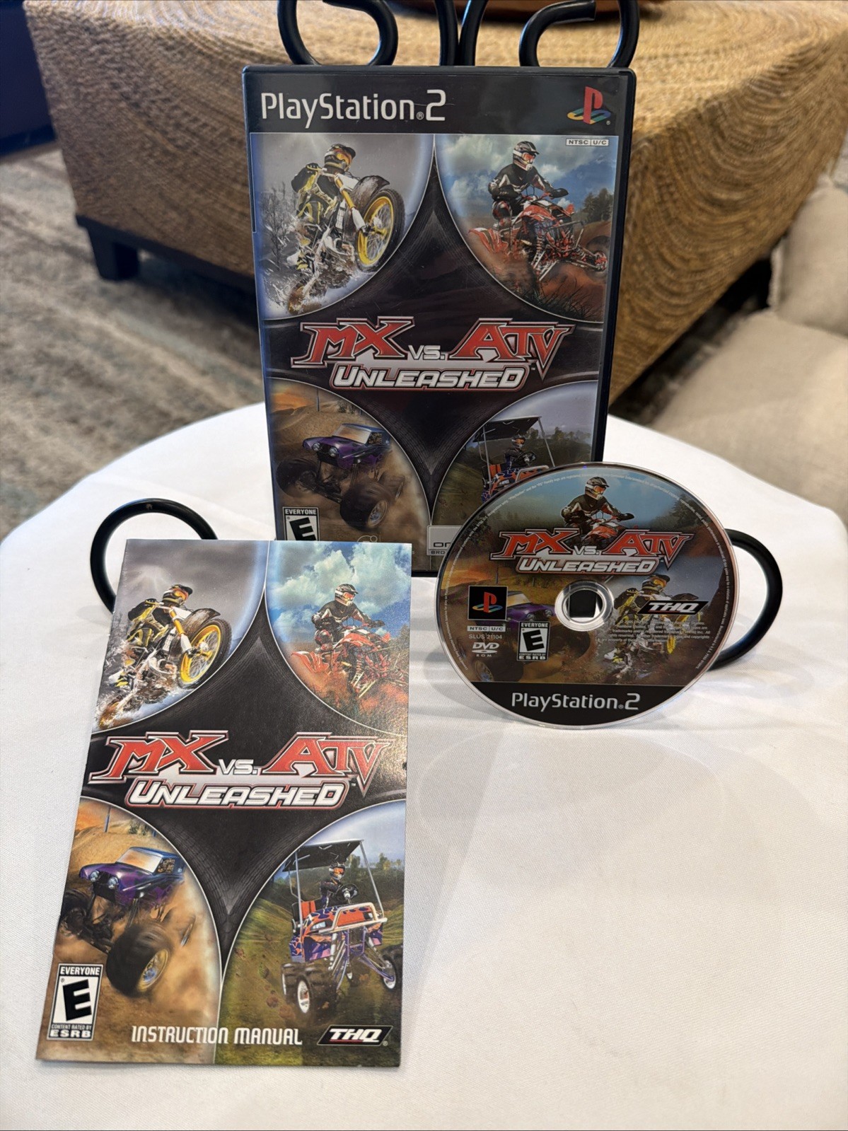 MX vs. ATV Unleashed (Sony PlayStation 2, 2005) PS2 CIB W/ Manual MINT Disc