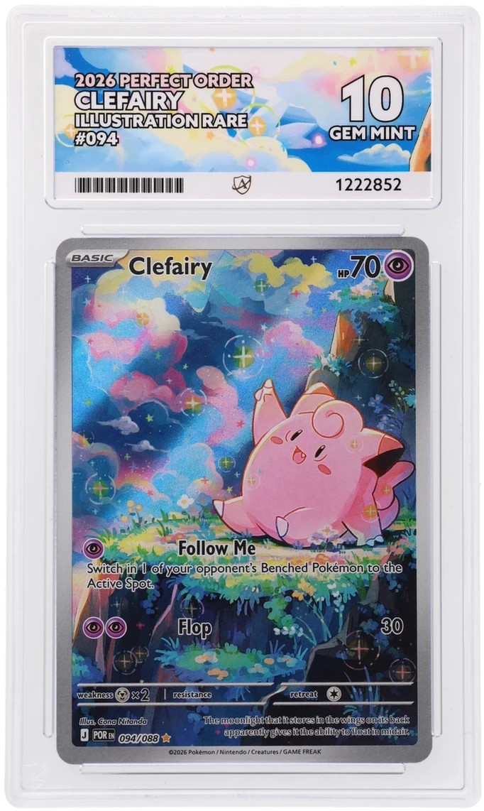 CLEFAIRY 094/088 PERFECT ORDER ILLUSTRATION RARE Perfect Subgrades ACE 10
