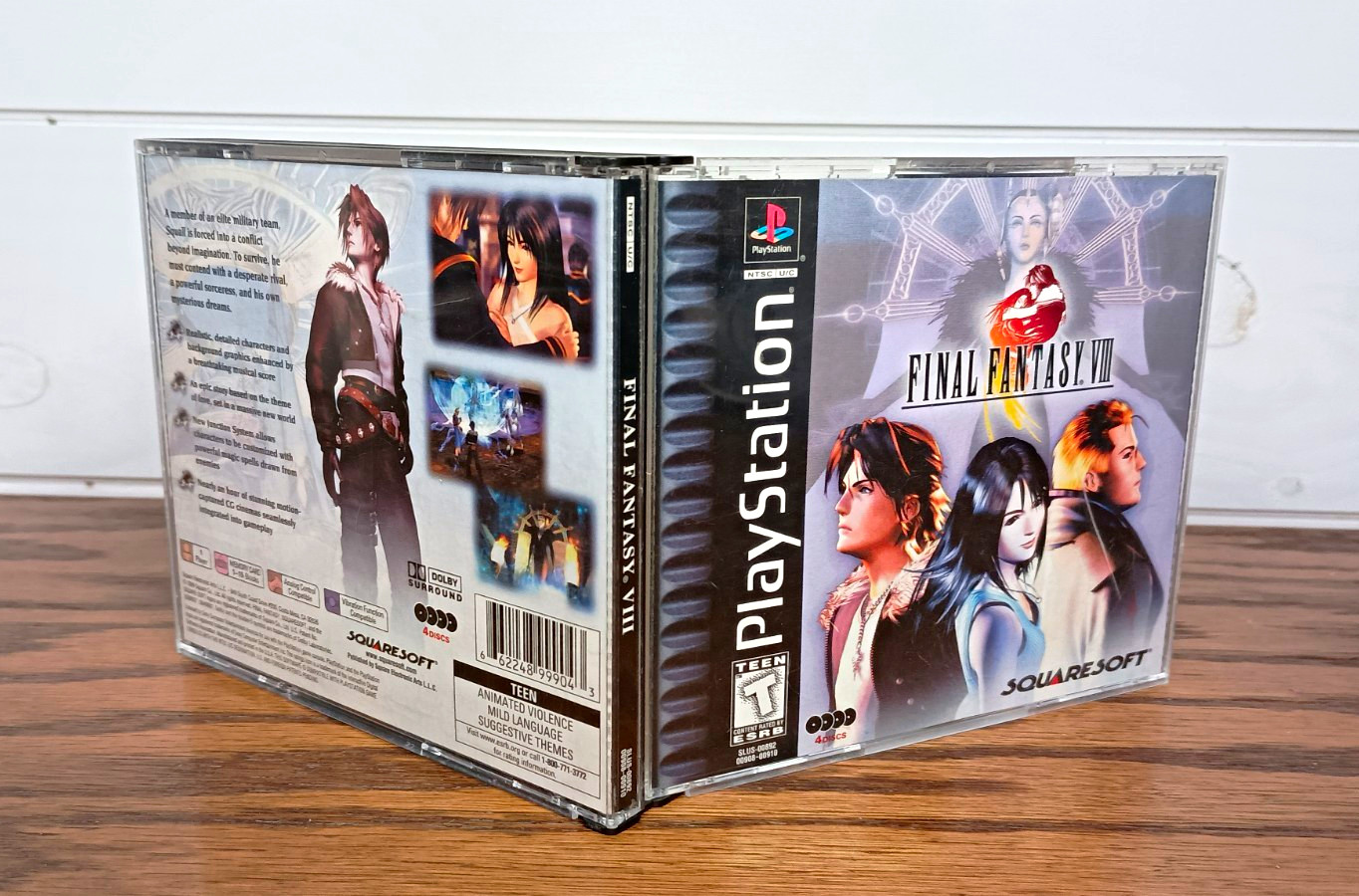 Final Fantasy 8 VIII PS1 PlayStation 1 Black Label Complete Authentic Tested