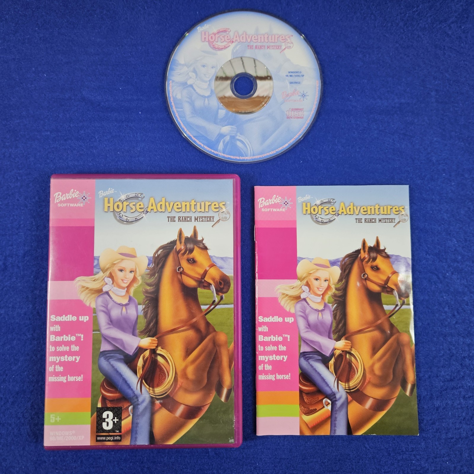pc BARBIE HORSE ADVENTURES The RANCH MYSTERY (Mystery Ride) REGION FREE CD-ROM