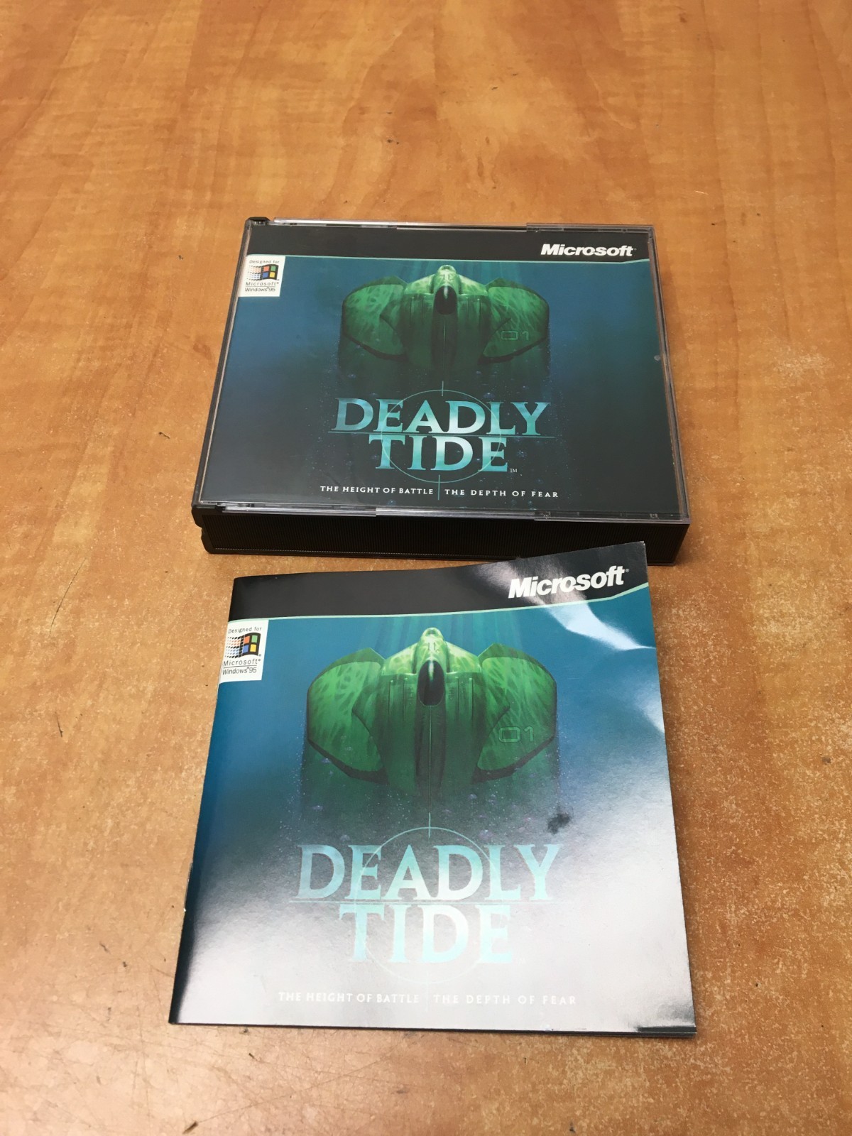 Deadly Tide PC Computer Game 1996 Windows 95, Complete Edition, USA