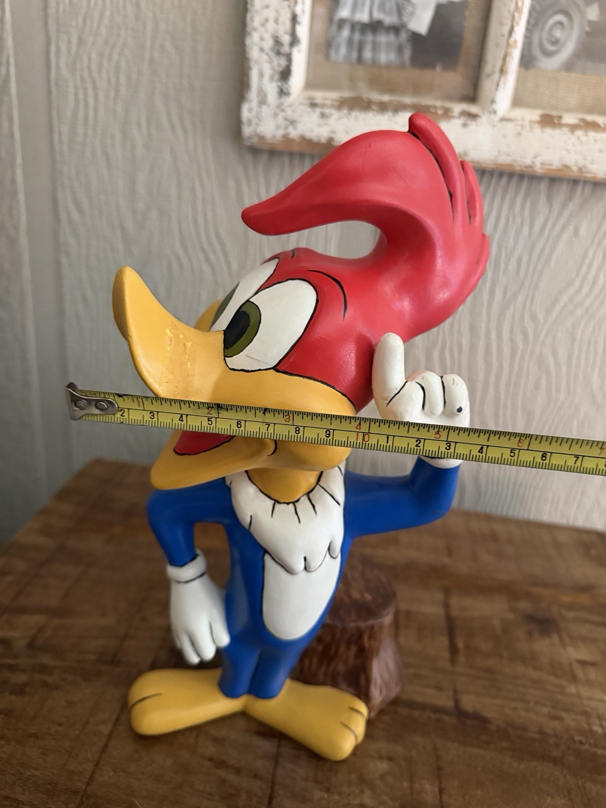 Woody Woodpecker 8 in Painted ceramic Figurine Multicolor Cartoon Animation