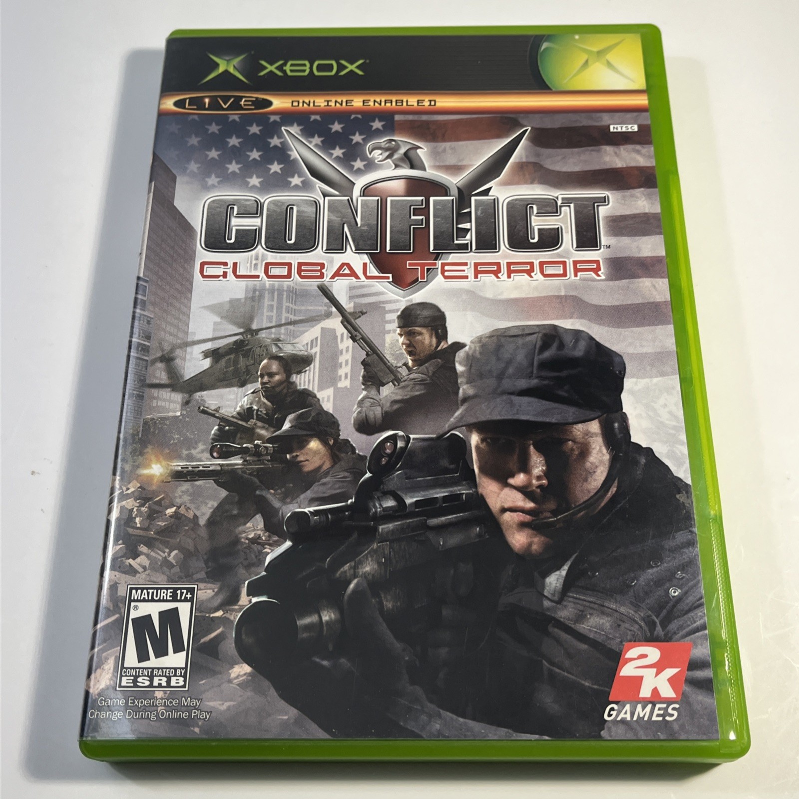 Conflict: Global Terror (Microsoft Xbox, 2005) CIB Complete w Manual