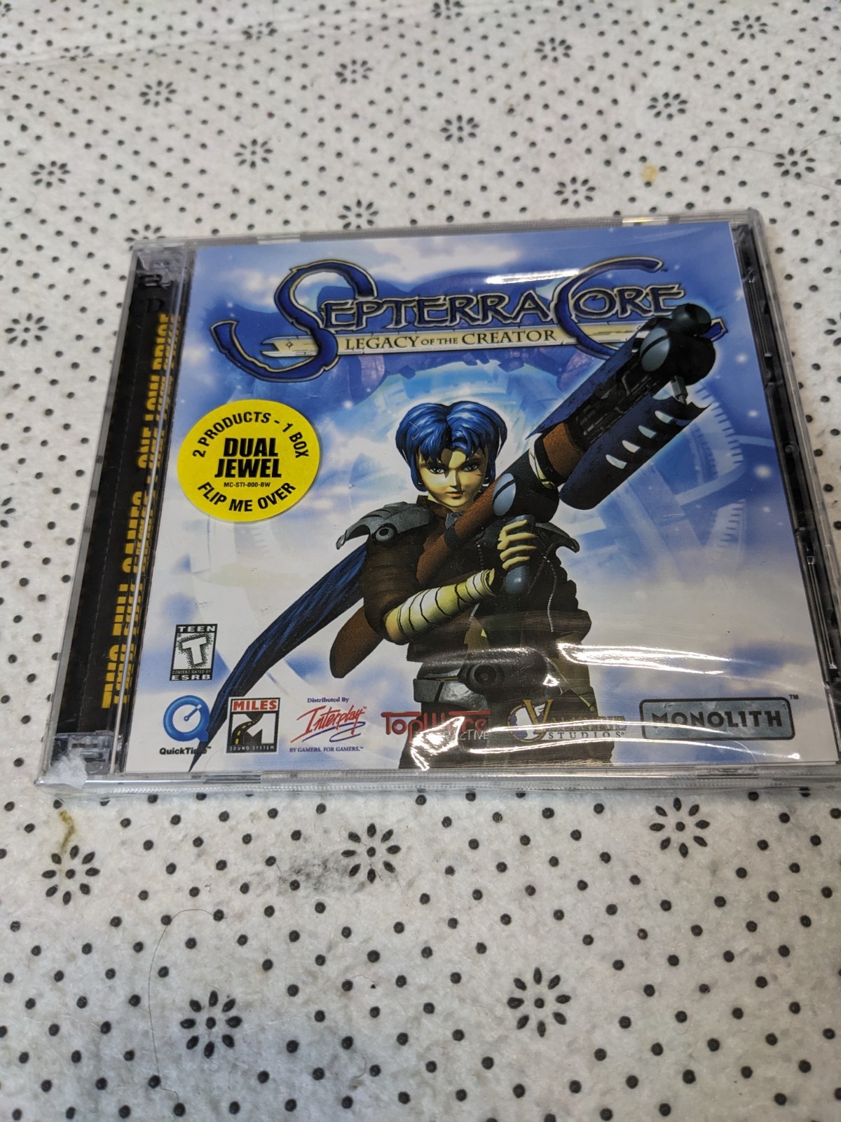 Septerra Core Legacy of the Creator PC CD-ROM 1999 Dual Jewel Big Box Insert NEW