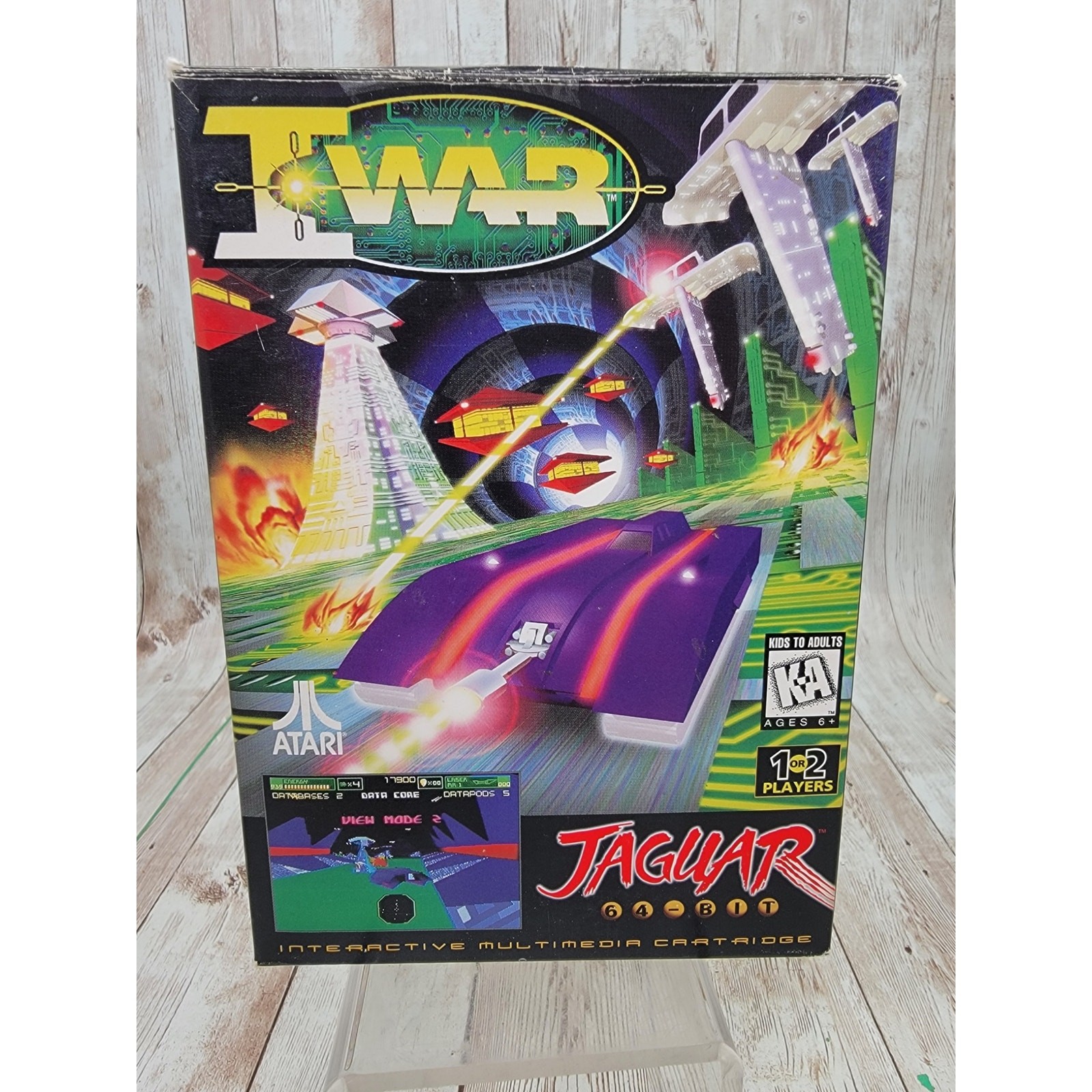 I-War Atari Jaguar Complete In Box With Manual