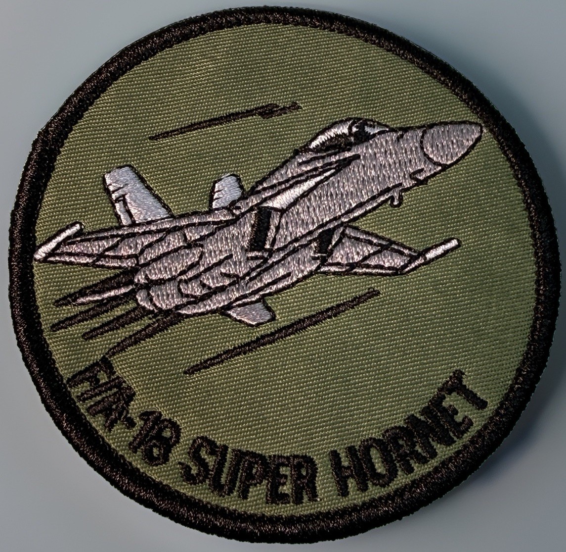 F/A-18 Super HORNET Naval Strike FIGHTER Iron On Patch FA-18 USAF NAVY  Military