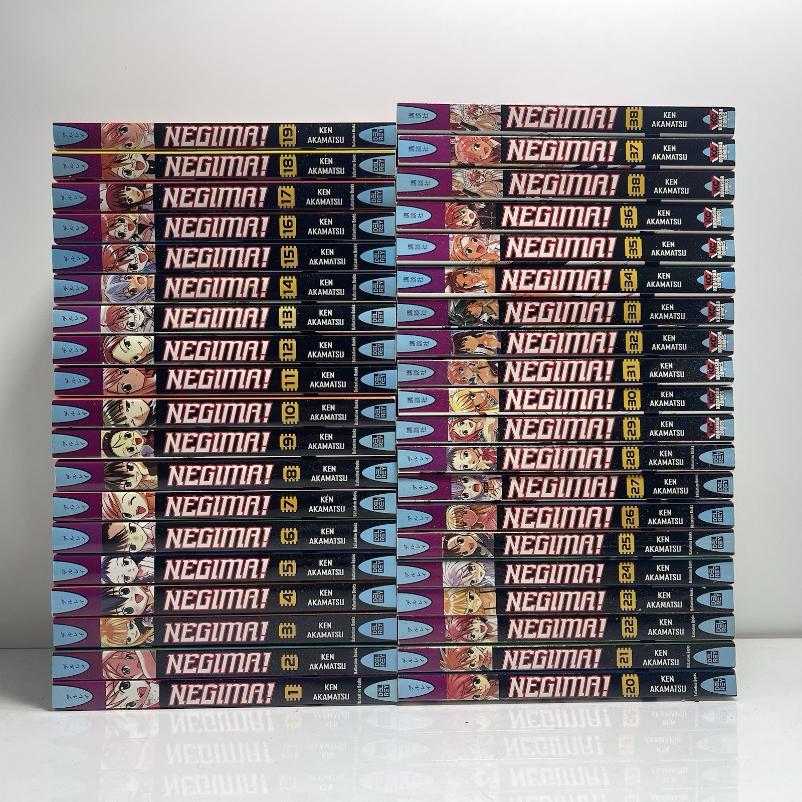 Negima Magister Negi  Magi - Manga Complete Set Vol. #1-38 Ken Akamatsu English