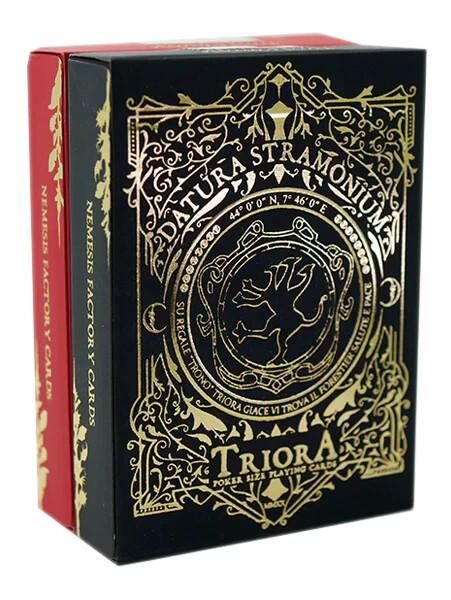 Triora Datura Stramonium & Atropa Belladonna Playing Cards - Only 200 Made RARE