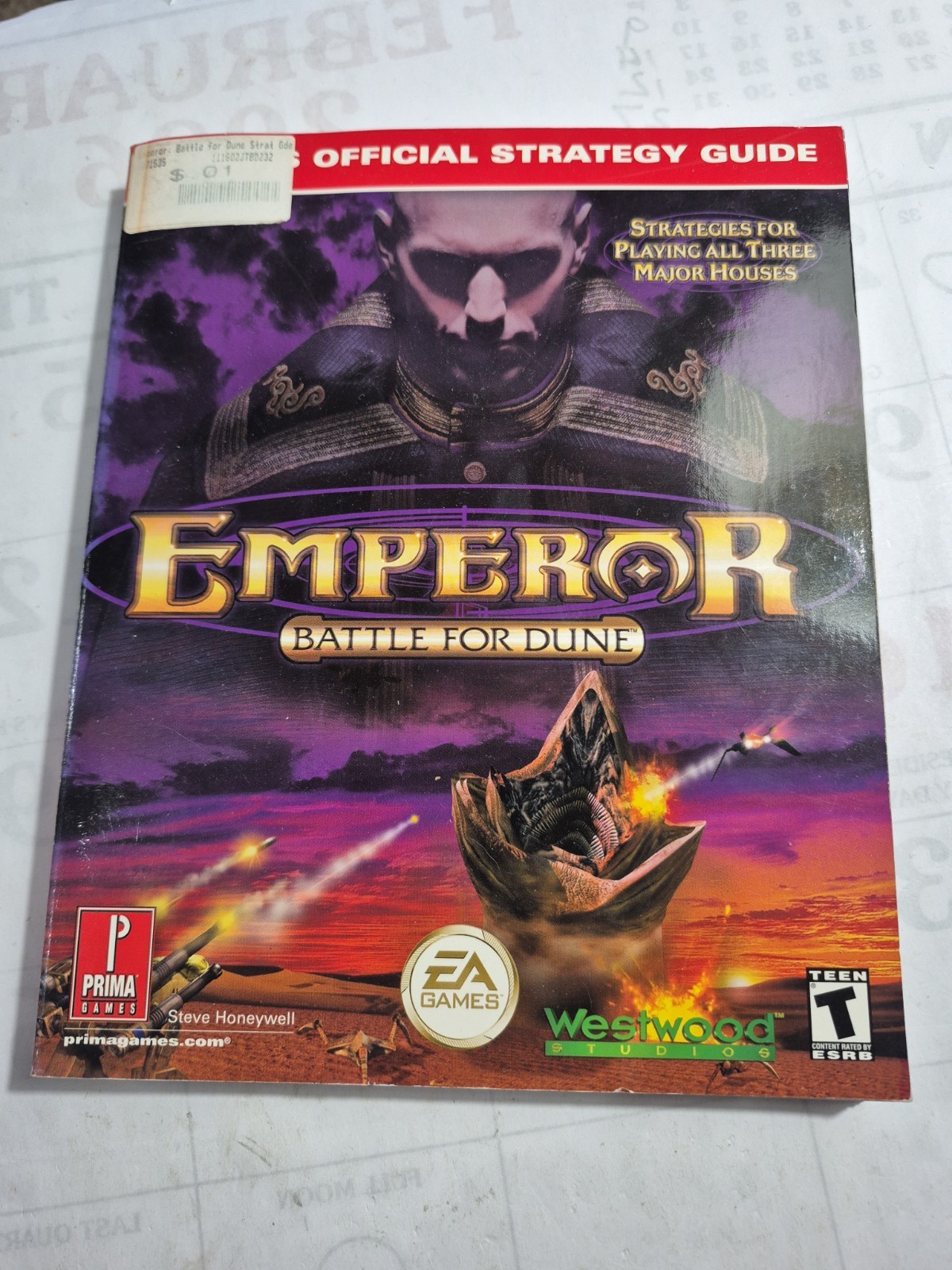 Emperor: Battle for Dune: Prima's Official Strategy Guide by Steve Honeywell