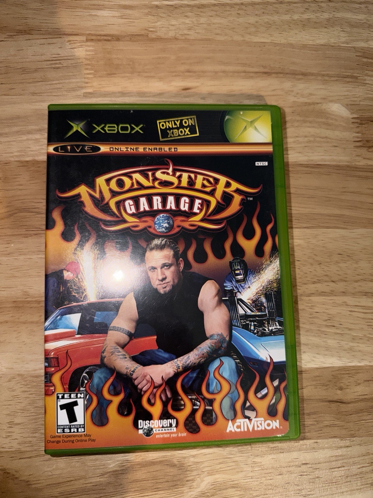 Monster Garage Xbox Game Complete CIB W Reg Card - Tested and Working