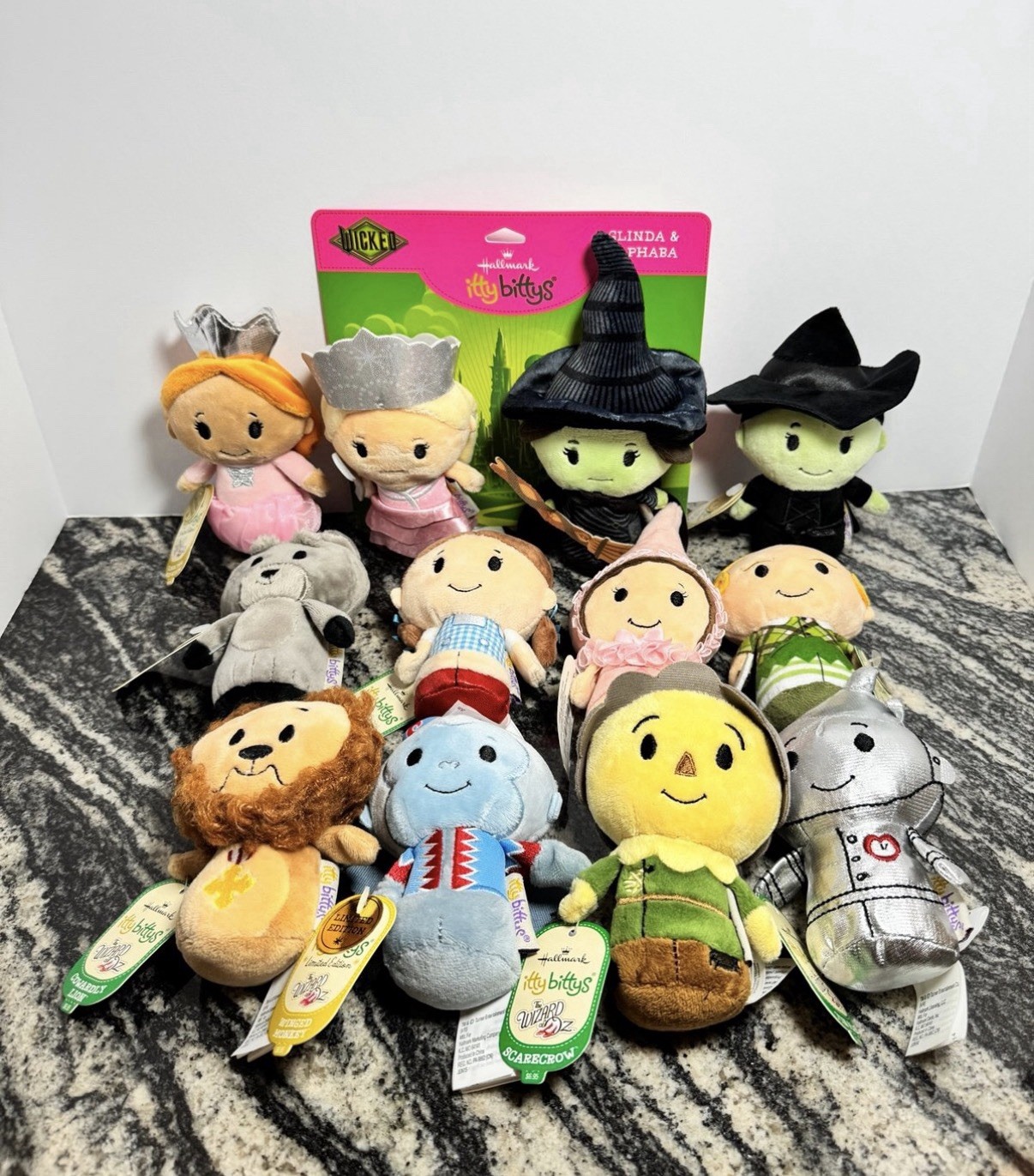 Hallmark Itty Bittys Wicked and Wizard of Oz Complete Set of 12 Rare All NWTs
