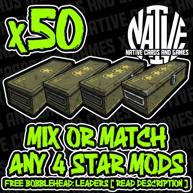 Fallout 76 - Mix or Match Any 4 Star Legendary Mods x50 - Xbox Only