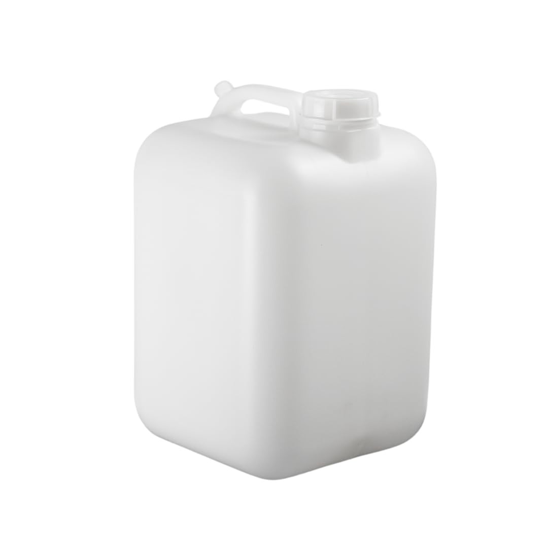 5 Gallon White Food Grade Water Container BPA Free Leak Proof Storage