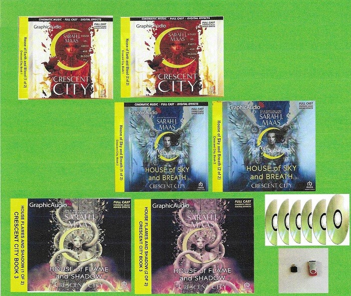 CRESCENT CITY TRIOLOGY BY SARAH J MAAS 🔥6 AUDIOBOOKS 🔥DRAMATIC