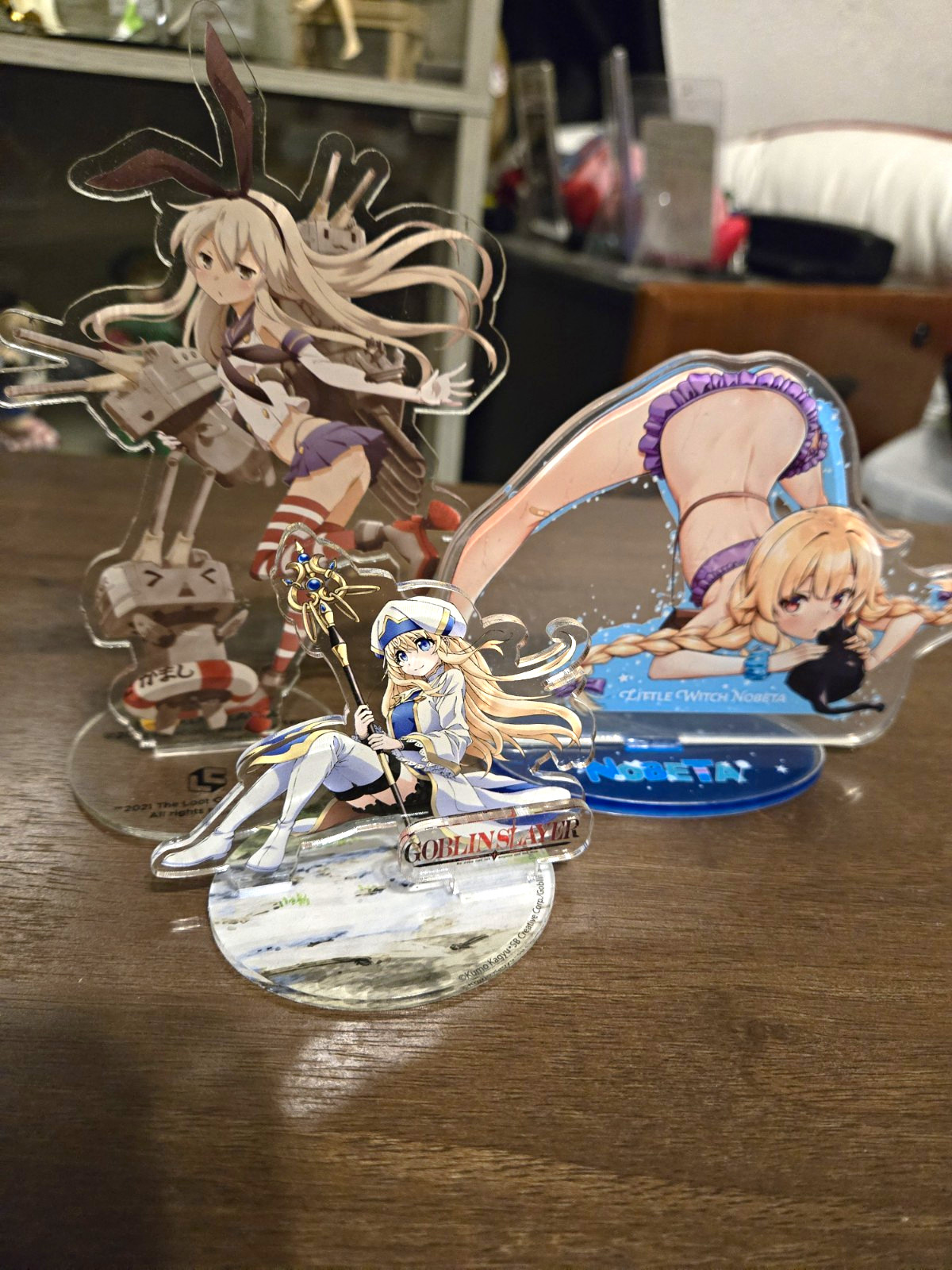 Little Witch Nobeta, Shimakaze, Goblin Slayer Priestess Acrylic Stands Figurine