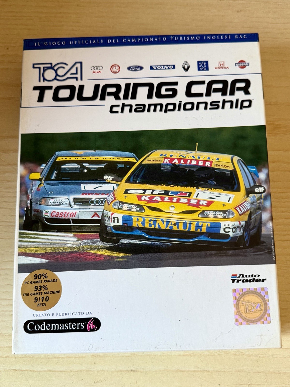 TOCA Touring Car Championship PC Windows 1997.