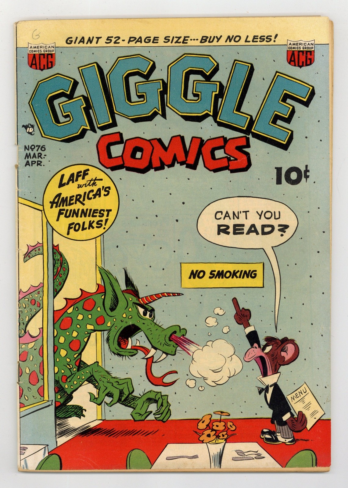 Giggle Comics #76 VG+ 4.5 1951