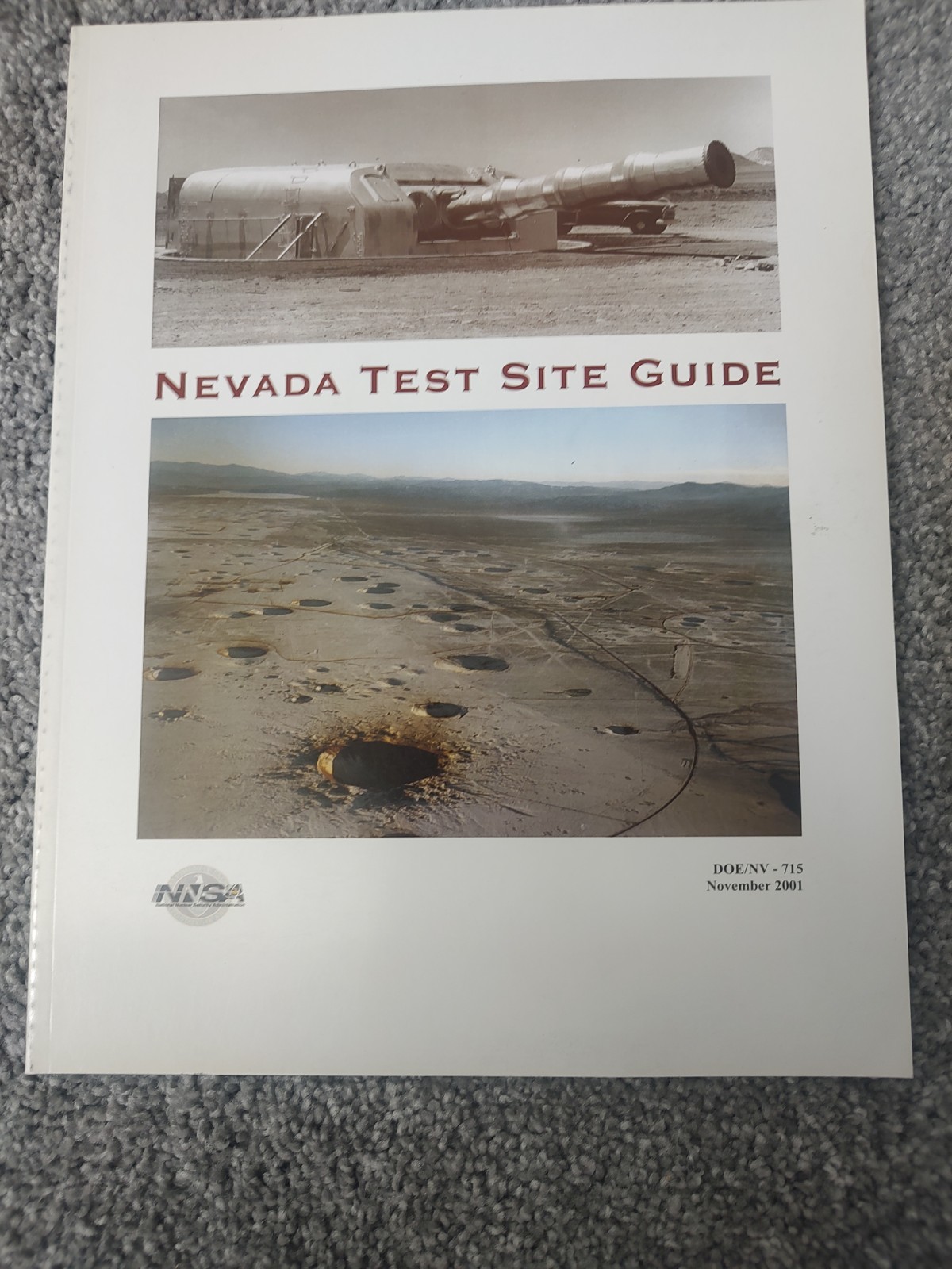 Nevada Test Site Guide Department Of Energy Nulcear Testing Nov 2001 NNSA