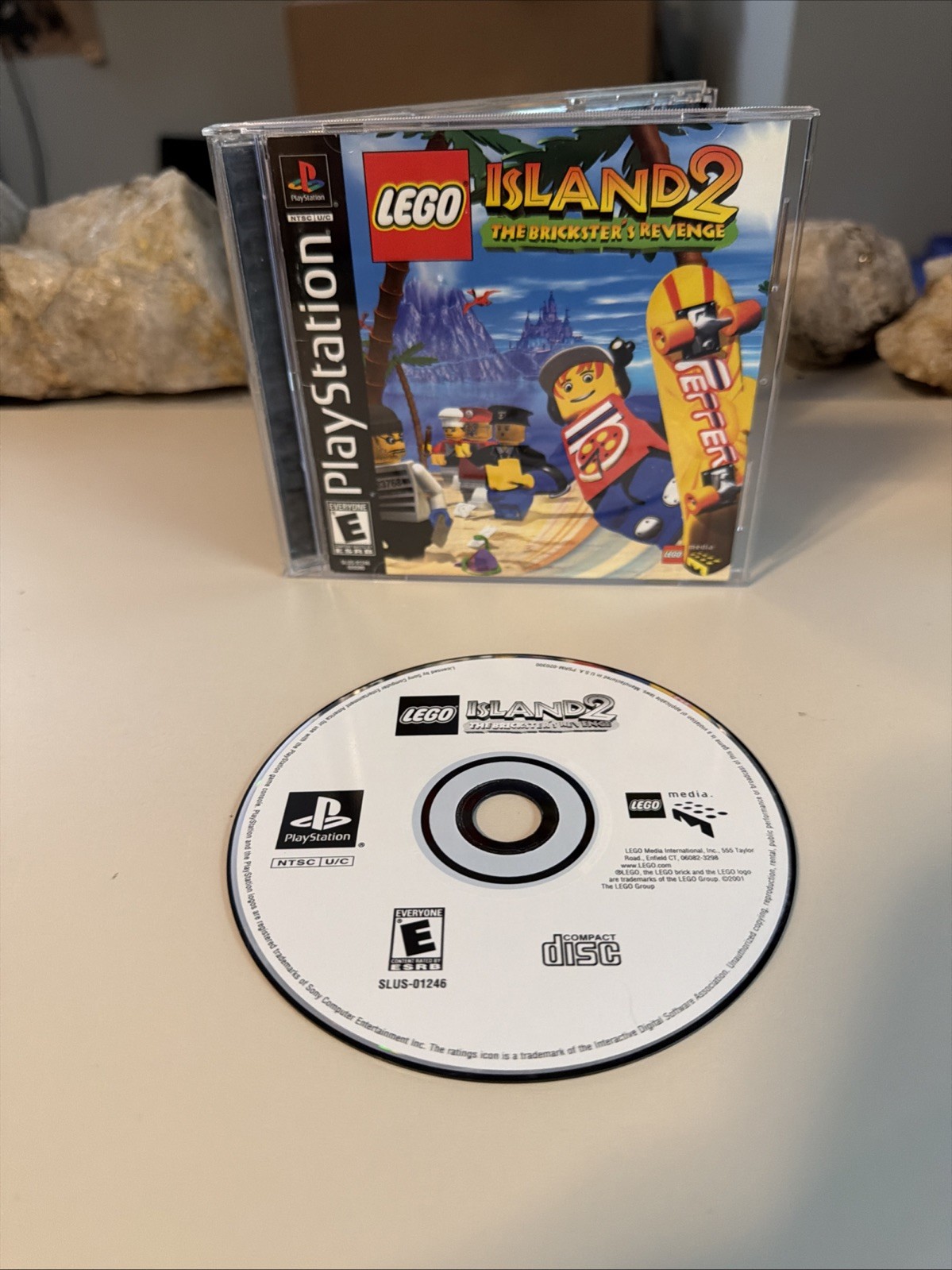 LEGO Island 2: The Brickster's Revenge (Sony PS1) Tested. CIB. Clean Throughout
