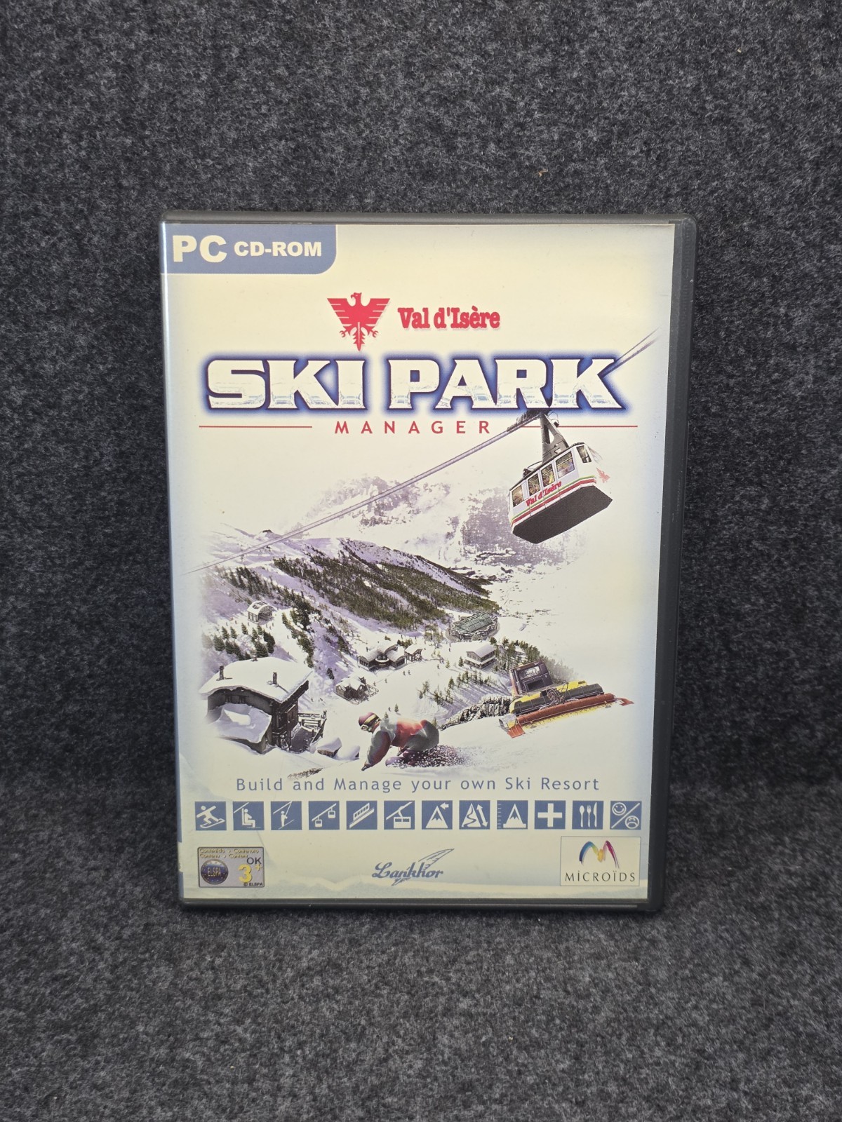 Ski Park Manager PC CD-ROM Val d’Isère Strategy Simulation Game Microids