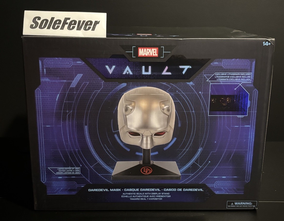 2026 D23 Marvel Vault Exclusive Daredevil Silver Mask Helmet Cowl LE 1500