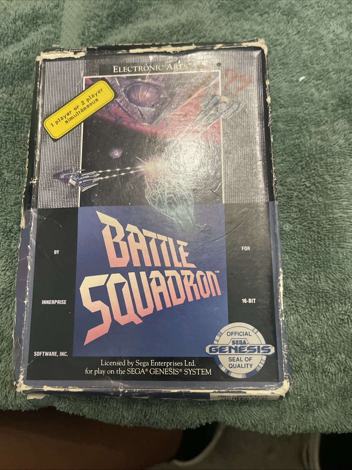 Authentic Battle Squadron 1990 Sega Genesis CIB Complete Video Game Cartridge