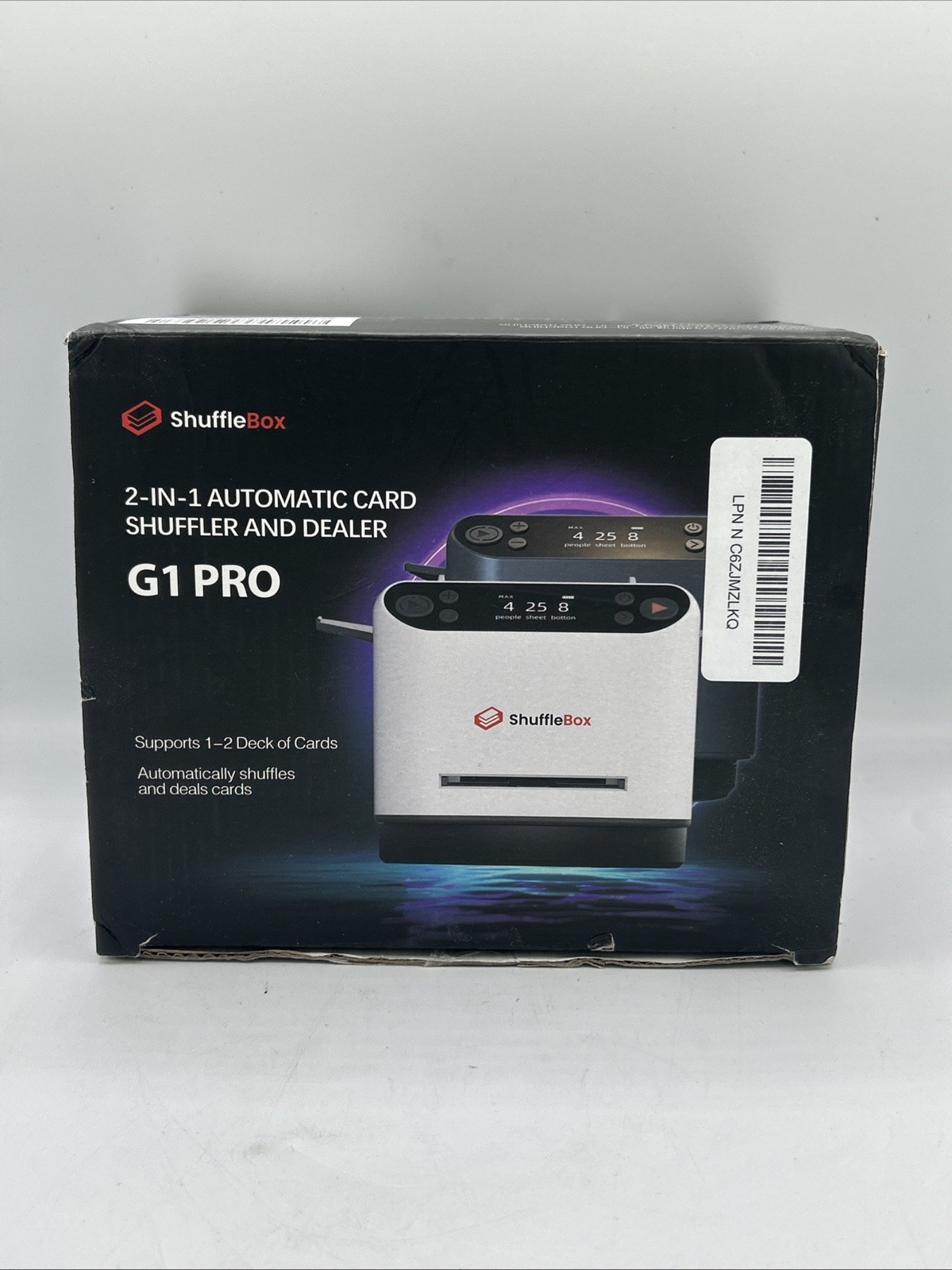 ShuffleBox G1 Pro Automatic Card Shuffler & Dealer Rechargeable Game Accessory
