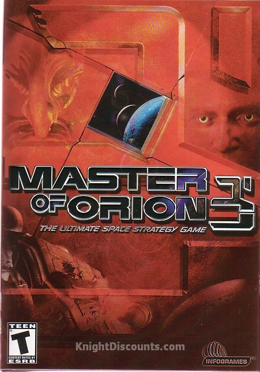 MASTER OF ORION 3 III - US Version -Rare Space Civilization Strategy PC Game NEW