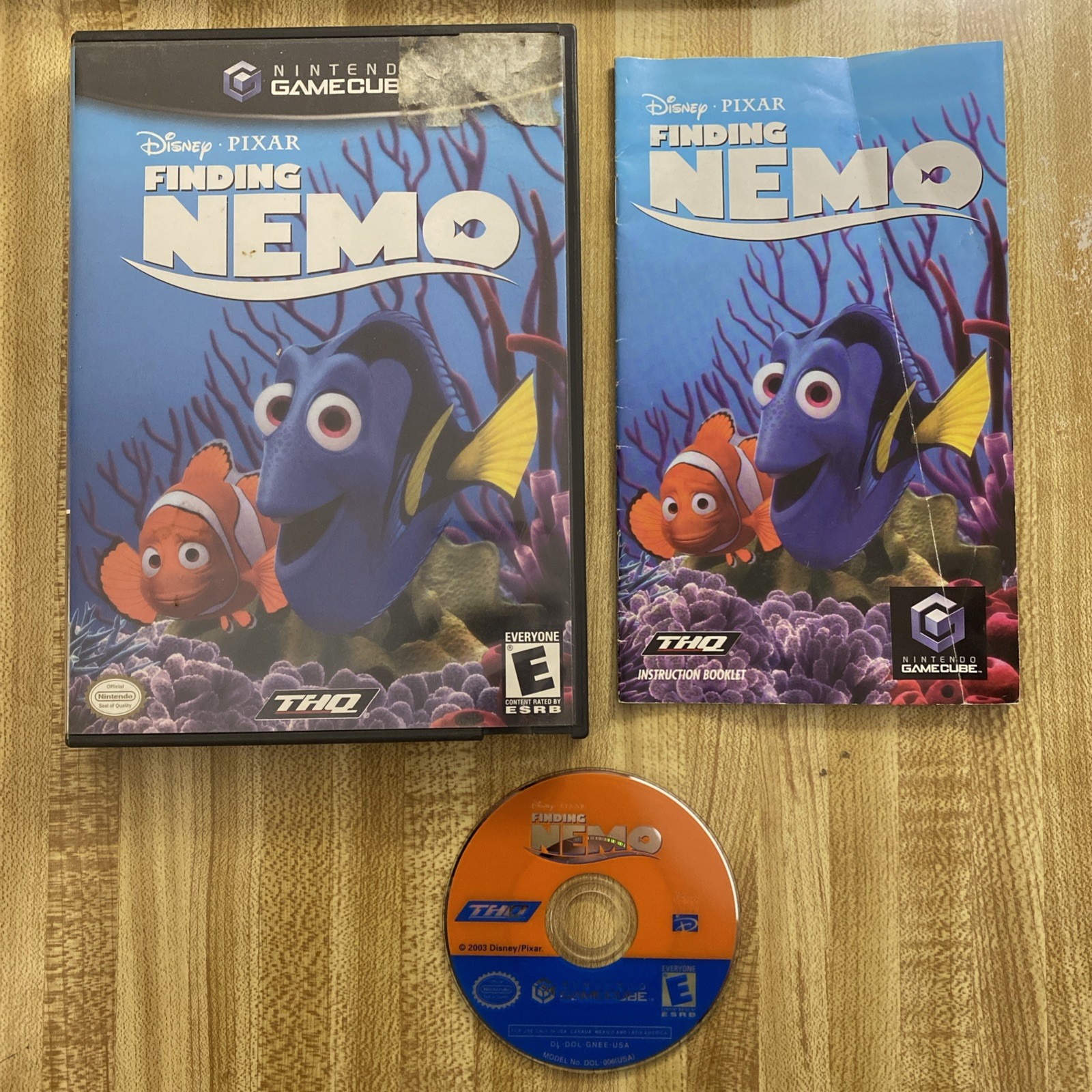 Disney's Finding Nemo (Nintendo GameCube, 2004) - Tested w/ Manual