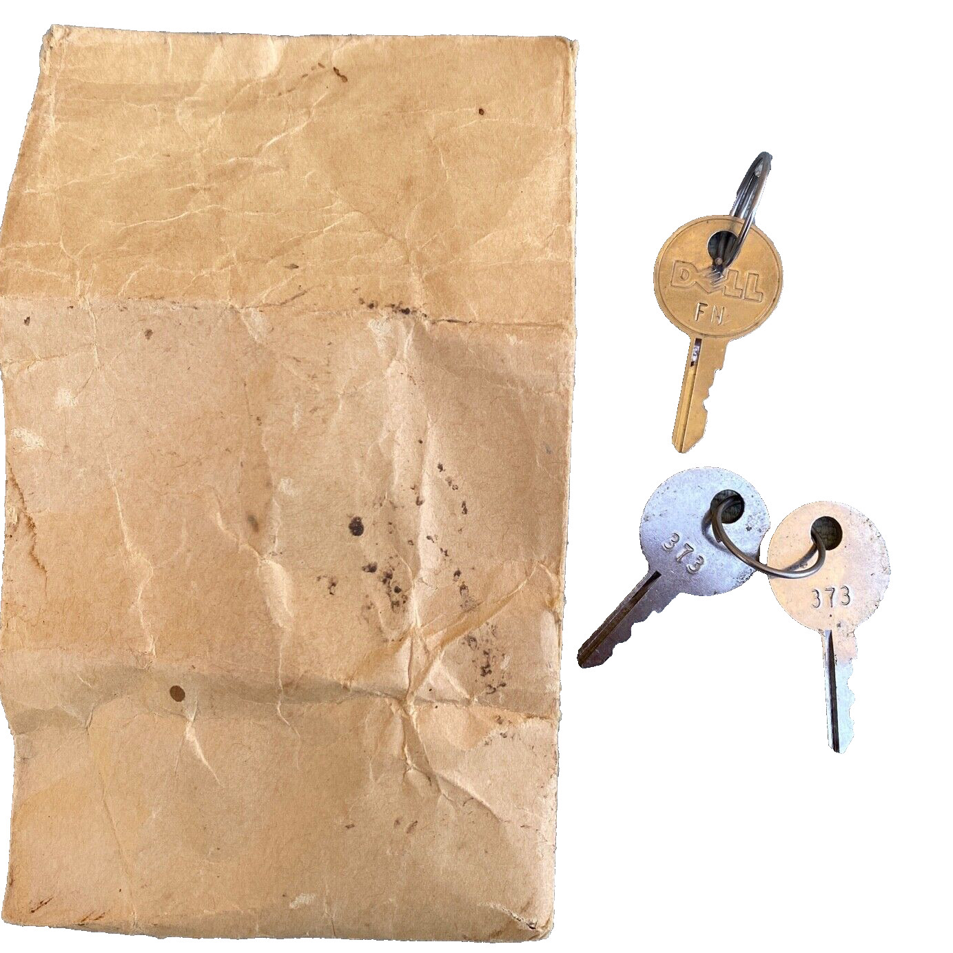 Vintage Dell Computer PC Key FN Other 373 Keys Envelope Collectible Server Gift
