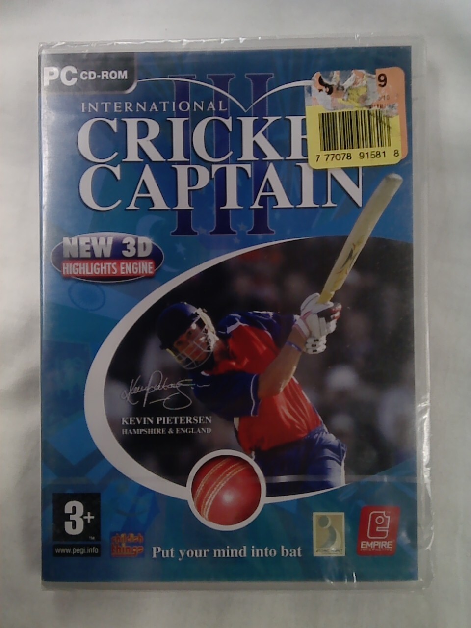International Cricket Captain III - PC CD ROM - ultimate manager game