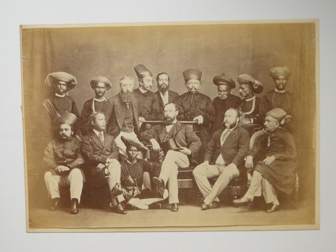 Parsi Maharatta Men India & UK Men c1880s Photo