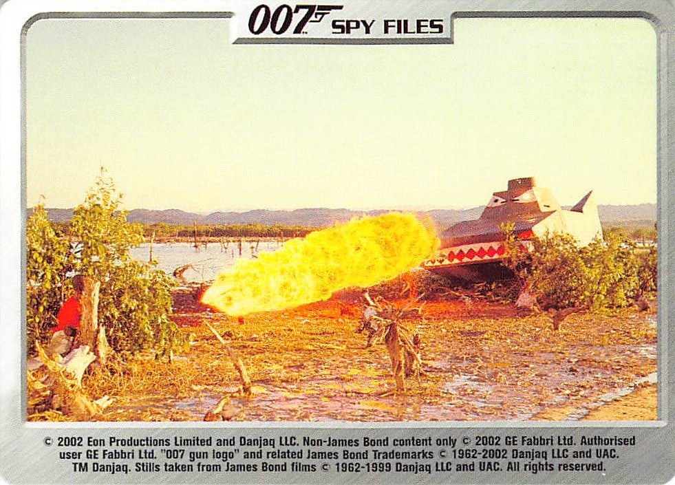 James Bond 2002 007 Spy Files (Pick Your Card)