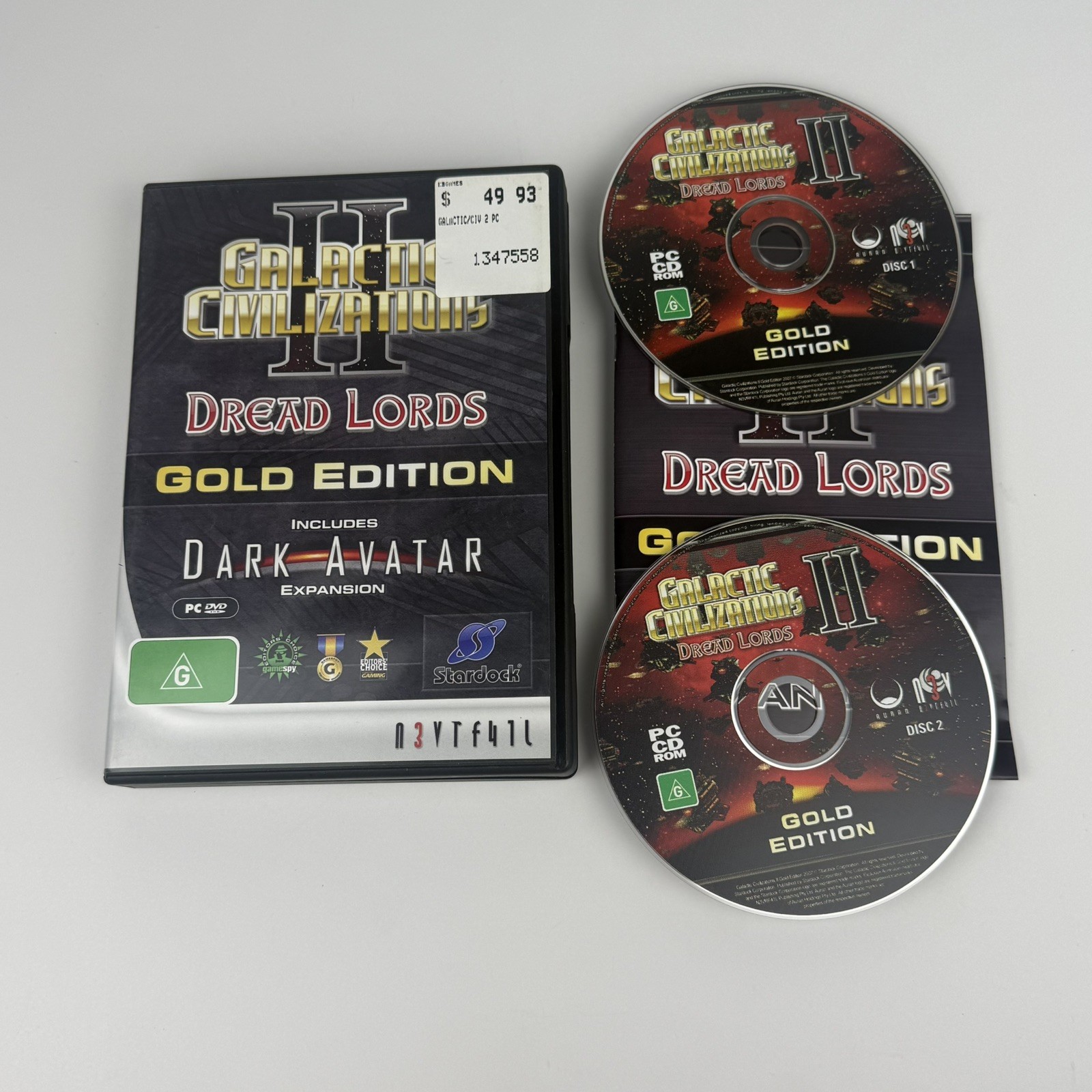 Galactic Civilizations 2 Dread Lords PC Game Gold Edition (incl. Dark Avatar)